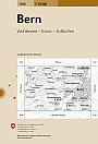 Topografische Wandelkaart Zwitserland 1166 Bern Wohlensee Koniz Zollikofen - Landeskarte der Schweiz