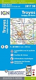 Topografische Wandelkaart van Frankrijk 2817 SB - Troyes / Lusigny-sur-Barse