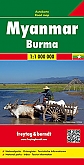 Wegenkaart - Landkaart Myanmar Birma - Freytag & Berndt