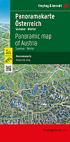 Panoramakaart Oostenrijk panorama - Freytag & Berndt