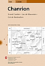 Topografische Wandelkaart Zwitserland 1346 Chanrion Grand Combin Lac de Mauvoisin Col de Riedmatten - Landeskarte der Schweiz