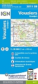 Topografische Wandelkaart van Frankrijk 3011SB - Vouziers  / Grandpre