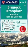 Wandelkaart 045 Bruneck, Kronplatz; Brunico, Plan de Corones Kompass