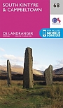 Topografische Wandelkaart 68 South Kintyre / Campbeltown - Landranger Map