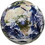 Opblaasglobe - Wereldbol Natuurkundig 100cm  Satellietbeeld | ITM