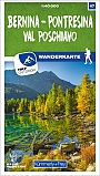 Wandelkaart 47 Bernina / Pontresina / Val Poschiavo | Kummerly + Frey