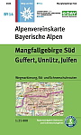 Wandelkaart BY 14 Mangfallgebirge Süd Guffert, Unnütz, Juifene | Alpenvereinskarte