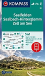 Wandelkaart 30 Saalfelden - Saalbach-Hinterglemm - Zell am See | Kompass