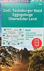 Wandelkaart 844 Südlicher Teutoburger Wald, Eggegebirge, Oberwälder Land Kompass