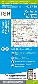 Topografische Wandelkaart van Frankrijk 0717SB - Carhaix-Plouguer