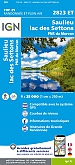 Topografische Wandelkaart van Frankrijk 2823ET - Saulieu / Lac des Settons / PNR du Morvan