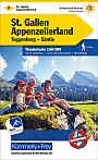 Wandelkaart 7 St-Gallen / Appenzellerland Toggenburg - Säntis | Kümmerly+Frey
