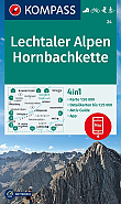 Wandelkaart 24 Lechtaler Alpen, Hornbachkette Kompass