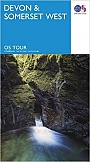 Fietskaart Wegenkaart 5 Devon & Somerset West  | Ordnance Survey Tour Map