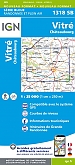 Topografische Wandelkaart van Frankrijk 1318SB - Vitre / Chateaubourg