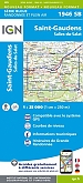 Topografische Wandelkaart van Frankrijk 1946SB - St-Gaudens / Salies-du-Salat