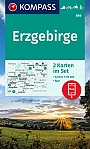 Wandelkaart 866 Erzgebirge Kompass
