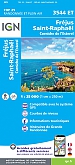 Topografische Wandelkaart van Frankrijk 3544ET - Frejus / St-Raphael / Corniche de l'Esterel