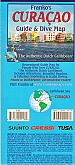 Duik- en snorkelkaart Curacao Guide Map | Franko Maps