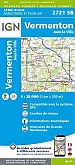 Topografische Wandelkaart van Frankrijk 2721SB - Vermenton / Joux-la-Ville
