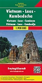 Wegenkaart - Landkaart Vietnam en Laos & Cambodia - Freytag & Berndt