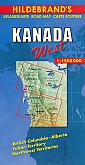 Wegenkaart - landkaart West Canada | Hildebrand