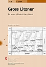 Topografische Wandelkaart Zwitserland 1178 Gross Litzner Partenen - Bielerhöhe - Galtür - Landeskarte der Schweiz