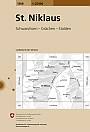 Topografische Wandelkaart Zwitserland 1308 St.Niklaus Schwarzhorn - Grächen - Stalden - Landeskarte der Schweiz