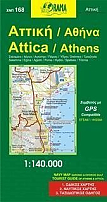 Wegenkaart - Fietskaart 168 Attica - Orama Maps