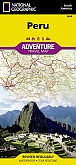 Wegenkaart - Landkaart Peru - Adventure Map National Geographic