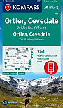 Wandelkaart 077 Ortler Cevedale Suldental Valfurva  Stelvio Stilfser Joch | Kompass