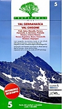 Wandelkaart 5 Val Germanasca - Val Chisone | Fraternali Editore