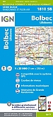 Topografische Wandelkaart van Frankrijk 1810SB - Bolbec  / Lillebonne