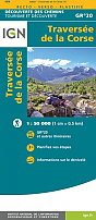 Wandelkaart GR 20 Corsica | IGN