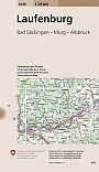 Topografische Wandelkaart Zwitserland 1049 Laufenberg Bad Säckingen - Murg - Albbruck - Landeskarte der Schweiz