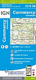 Topografische Wandelkaart van Frankrijk 3215SB - Commercy  / Vaucouleurs