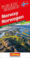 Wegenkaart - Landkaart Noorwegen | Hallwag