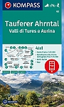 Wandelkaart 82 Taufers, Ahrntal; Tures, Valle Aurina Kompass