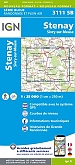 Topografische Wandelkaart van Frankrijk 3111SB - Stenay  / Sivry-sur-Meuse