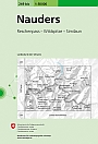 Topografische Wandelkaart Zwitserland 249 bis Nauders Reschenpass - Wildspitze - Similaun - Landeskarte der Schweiz