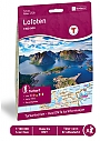 Topografische Wandelkaart Noorwegen 2549 Lofoten - Nordeca Turkart