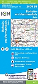 Topografische Wandelkaart van Frankrijk 2608SB - Bohain-en-Vermandois Villers-Outréaux