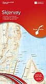 Topografische Wandelkaart Noorwegen 10160 Skjervoy - Nordeca Norge