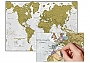 Wereldkaart Kraskaart Scratch World Map 84.1 x 59.4cm | Maps International