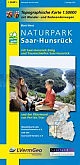 Wandelkaart Saar-Hunsrück Naturpark Blatt West | LVermGeo