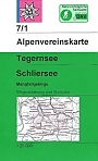 Wandelkaart 7/1 Tegernsee   Schliersee | Alpenvereinskarte