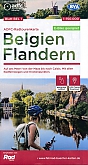 Fietskaart 1 Vlaanderen Flandern België | ADFC Radtourenkarte - BVA Bielefelder Verlag