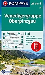 Wandelkaart 38 Venedigergruppe, Oberpinzgau Kompass