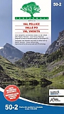Wandelkaart 50-2 Val Pellice - Valle Po - Val Varaita | Fraternali Editore