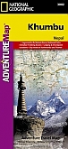Wandelkaart  Khumbu 3002 - Adventure Map National Geographic Nepal